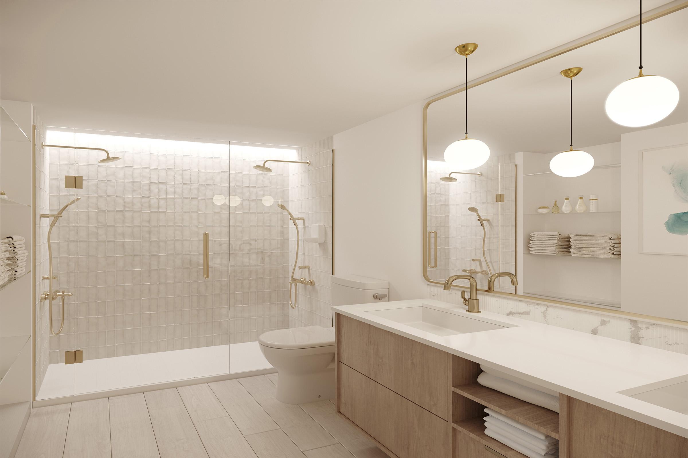 Rendering of The Standard Residences Bathroom